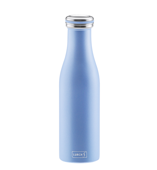 LURCH Termiczna butelka stalowa 0,5 l niebieska perłowa / stal nierdzewna / FreeForm
