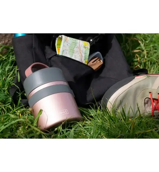 LURCH Iso-Pot 2.0 Pojemnik termiczny 0,5l / różowe złoto / stal nierdzewna / FreeForm