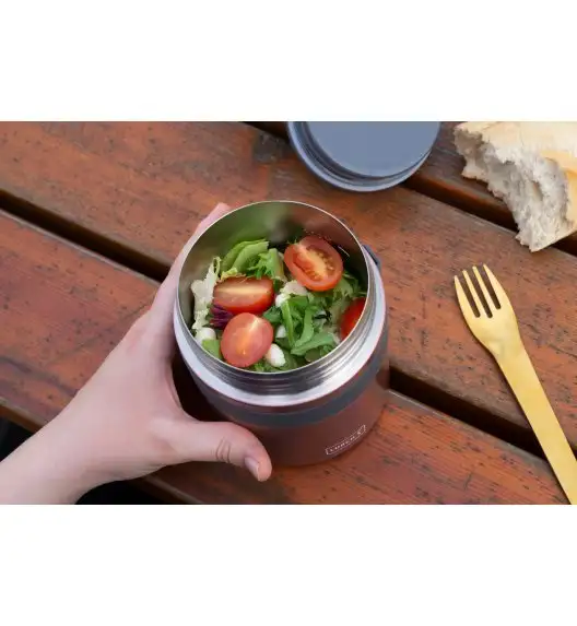 LURCH Iso-Pot 2.0 Pojemnik termiczny 0,5l / różowe złoto / stal nierdzewna / FreeForm