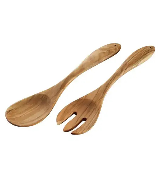 CILIO Sztućce do sałaty 30 cm / drewno oliwne / FreeForm