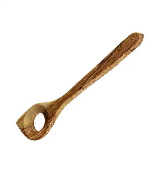 CILIO Łyżka kuchenna z otworem 30 cm / drewno oliwne / FreeForm