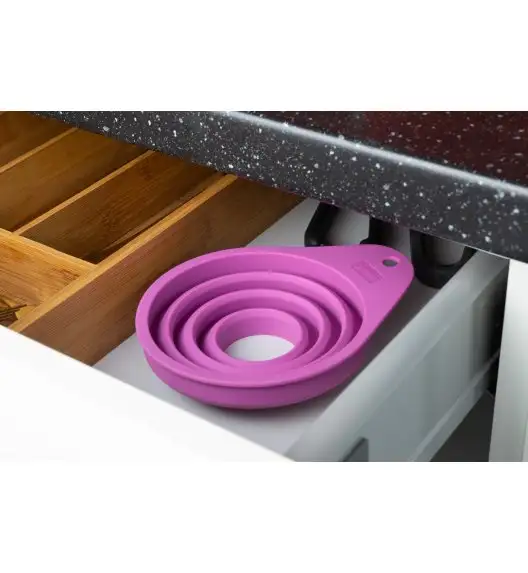 LURCH Lejek szeroki składany / silikon / 15,5 x 12,5 cm