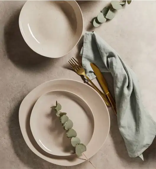 AMBITION ORGANIC Talerz obiadowy 30 cm / beżowy