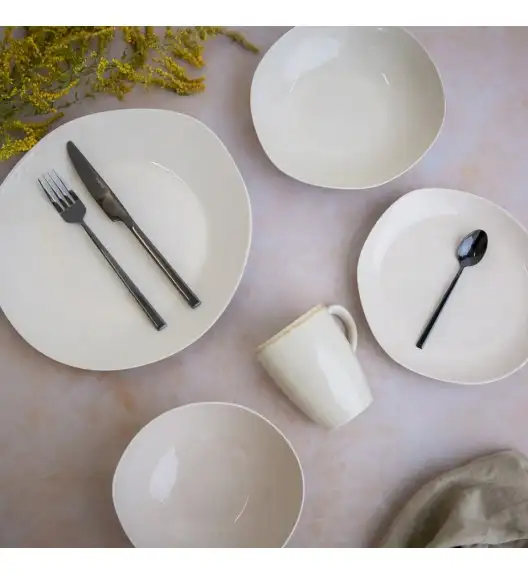 AMBITION ORGANIC Talerz obiadowy 30 cm / beżowy