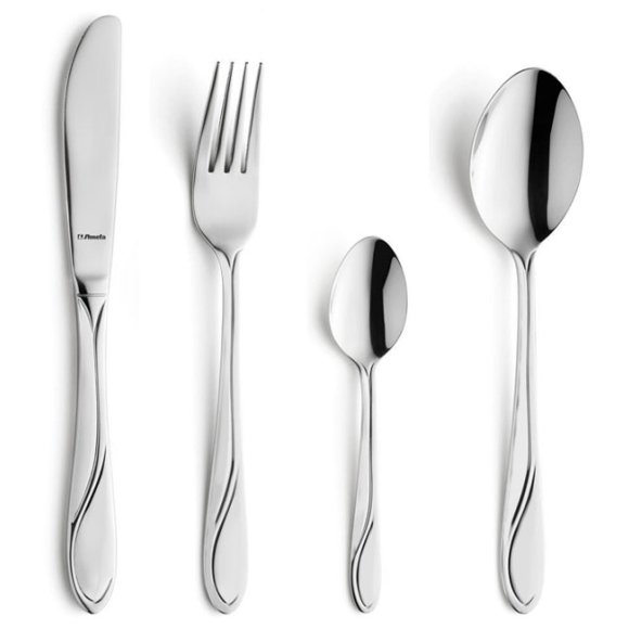 AMEFA WHISPER Sztućce UE 4 elementy dla 1 osoby / stal nierdzewna