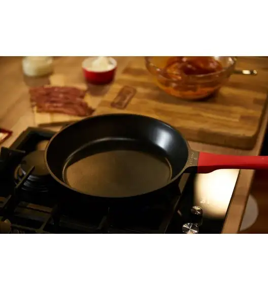 ZWIEGER OBSIDIAN Komplet 7 patelni / Grillowa, naleśnikowa, wok / powłoka GREBLON non- stick