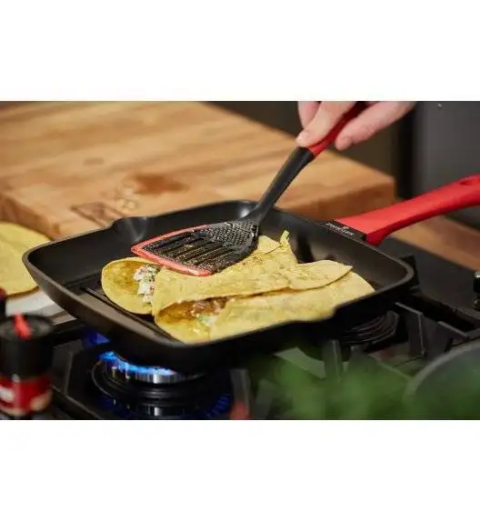 ZWIEGER OBSIDIAN Komplet 7 patelni + pokrywki uniwersalne Tadar / Grillowa, naleśnikowa, wok / powłoka GREBLON non- stick
