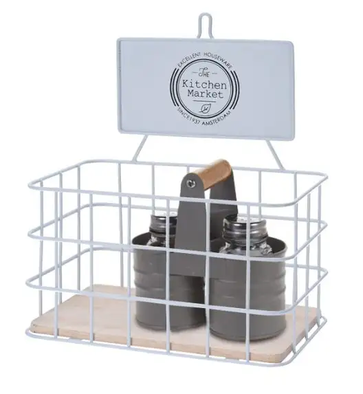 EXCELLENT HOUSEWARE Półka / kosz na akcesoria kuchenne