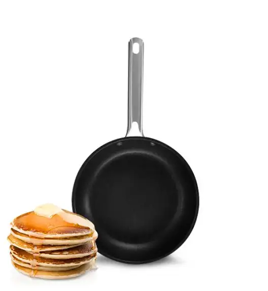 AMBITION ACERO Patelnia 24 cm / powłoka Qualum / stal nierdzewna / indukcja