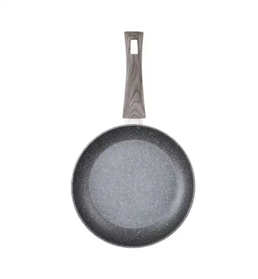 AMBITION WAVY Patelnia 20 cm z powłoką Qualum Basic Stone Edition