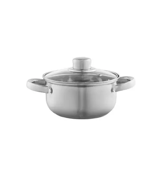 DOMOTTI SALLY Komplet garnków z pokrywkami 8 el / stal nierdzewna