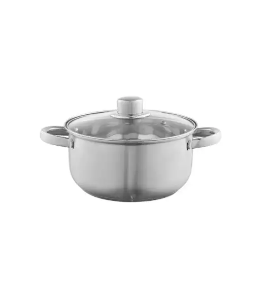 DOMOTTI SALLY Komplet garnków z pokrywkami 8 el / stal nierdzewna