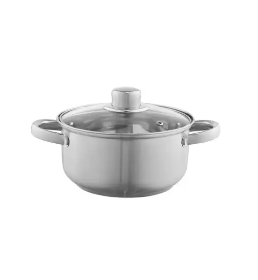 DOMOTTI SALLY Komplet garnków z pokrywkami 8 el / stal nierdzewna