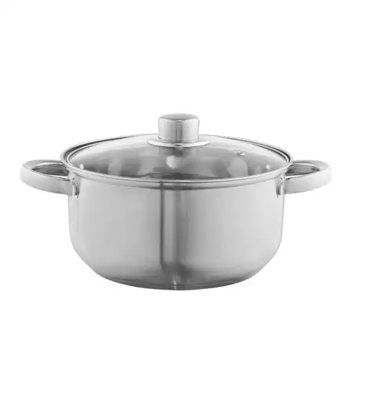 DOMOTTI SALLY Komplet garnków z pokrywkami 8 el / stal nierdzewna