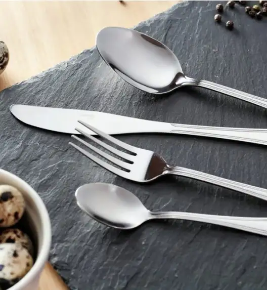 DOMOTTI LONDON Sztućce Komplet 24 el dla 6 osób w pudełku