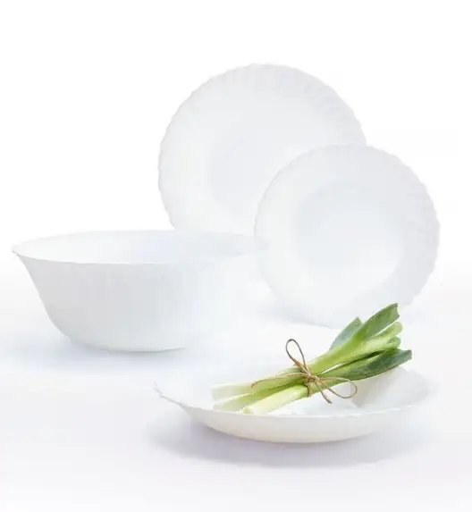 LUMINARC FESTON Talerz obiadowy 25 cm / Szkło hartowane