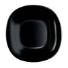 LUMINARC CARINE NEO BLACK Talerz deserowy 19 cm / szkło hartowane