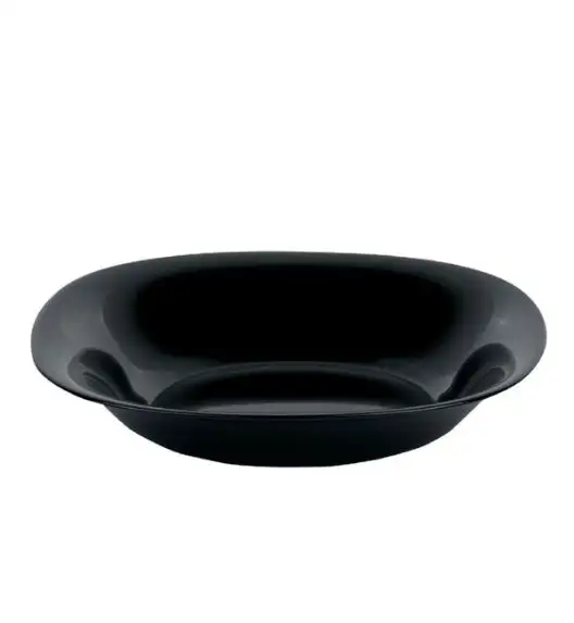 LUMINARC CARINE NEO BLACK Talerz głęboki 21 cm  / szkło hartowane