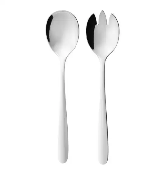 AMBITION ROMA Sztućce zestaw do sałaty 2 el / łyżka i widelec / połysk