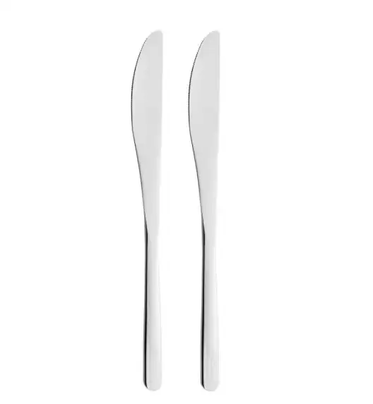 AMBITION ROMA Sztućce zestaw 2 noży obiadowych dla 2 osób / połysk