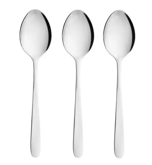 AMBITION ROMA Sztućce zestaw 3 łyżek obiadowych dla 3 osób / połysk