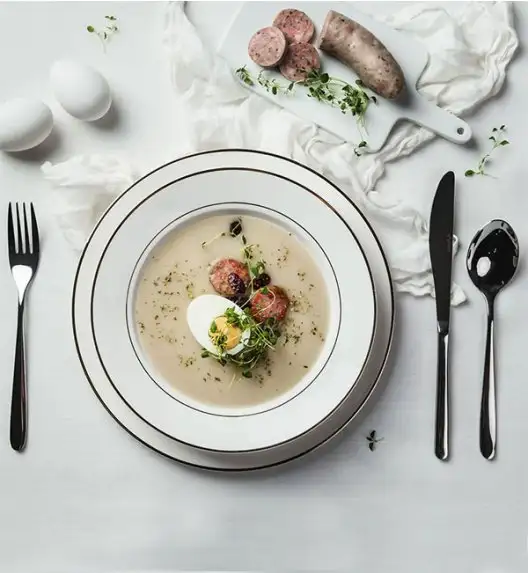 AMBITION ROMA Sztućce zestaw 6 łyżeczek do herbaty dla 6 osób / połysk