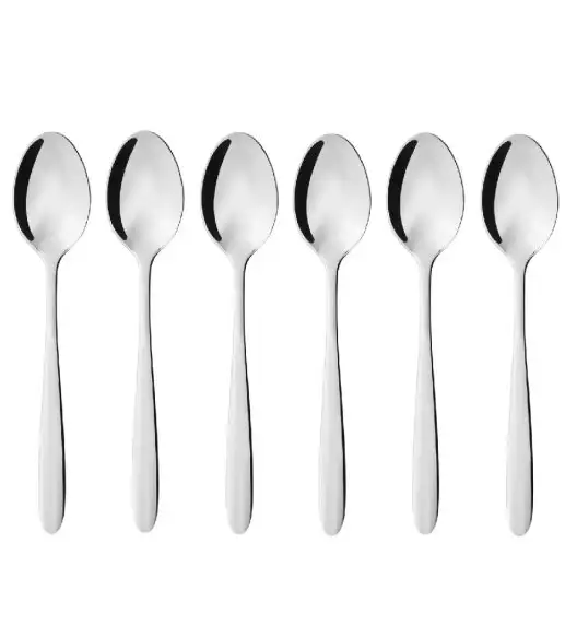 AMBITION ROMA Sztućce zestaw 6 łyżeczek do herbaty dla 6 osób / połysk