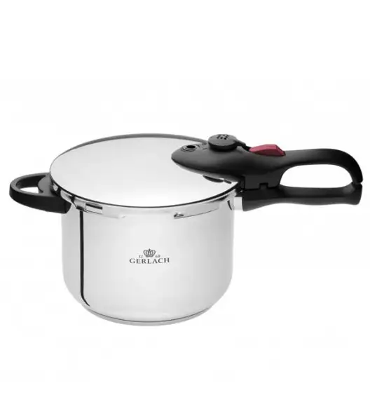 GERLACH FIRST Szybkowar 6 l z rączką Ø 22 cm / stal nierdzewna
