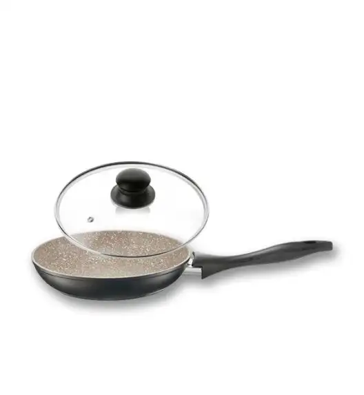 AMBITION ARRAS Patelnia 20 cm + pokrywka uniwersalna TADAR / Qualum Basic Stone Edition