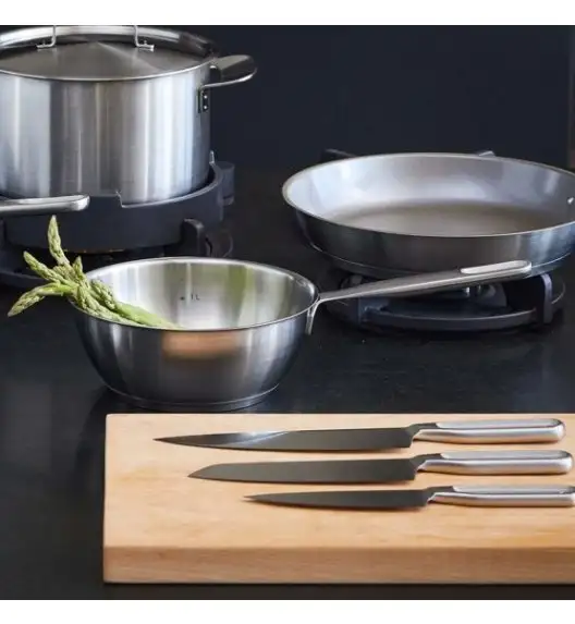 FISKARS ALL STEEL 1064748 Patelnia głęboka 2 l 20 cm | stal nierdzewna 