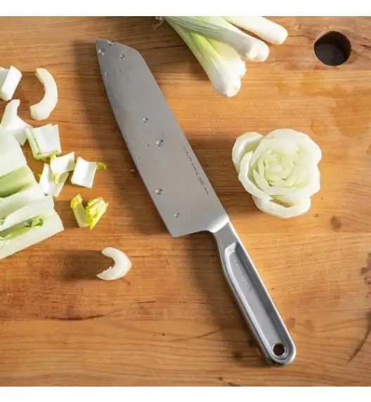 FISKARS ALL STEEL 1062884 Nóż Santoku 16 cm | japońska stal nierdzewna | 58 HRC