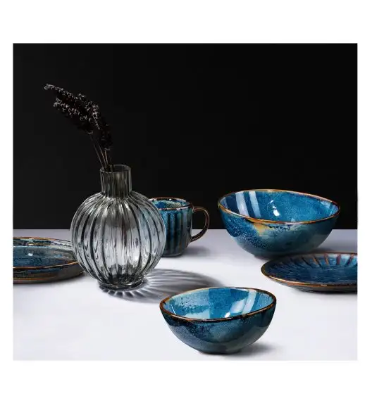 VERLO DEEP BLUE Kubek 350 ml / porcelana