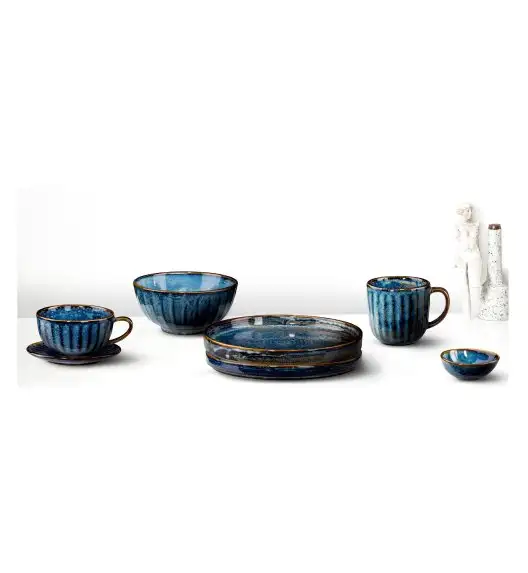VERLO DEEP BLUE Kubek 350 ml / porcelana