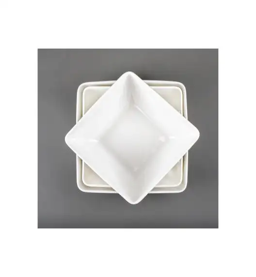 VERLO BUFFET Misa bufetowa kwadratowa 2 l / porcelana