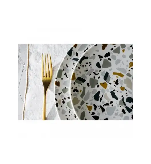 VERLO LUI GOLD Widelec obiadowy LUZ / stal nierdzewna