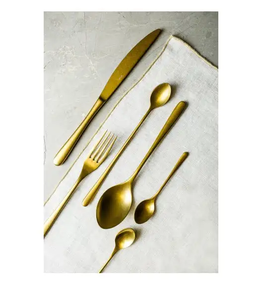 VERLO LUI GOLD Łyżka obiadowa LUZ / stal nierdzewna