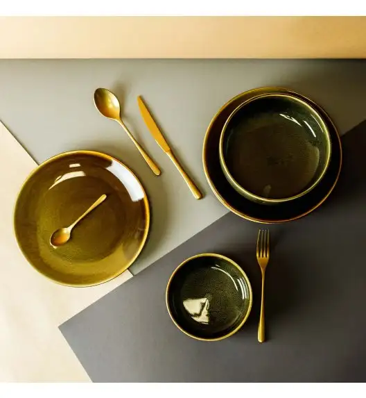 VERLO LUI GOLD Łyżka obiadowa LUZ / stal nierdzewna