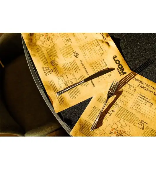 VERLO LUI Widelec przystawkowy LUZ / połysk