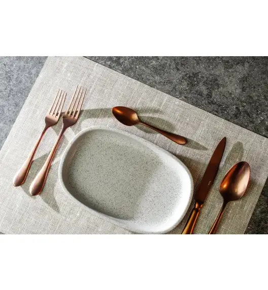 VERLO DESTELLO COPPER Widelec obiadowy LUZ / stal nierdzewna