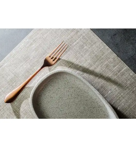 VERLO DESTELLO COPPER Widelec obiadowy LUZ / stal nierdzewna