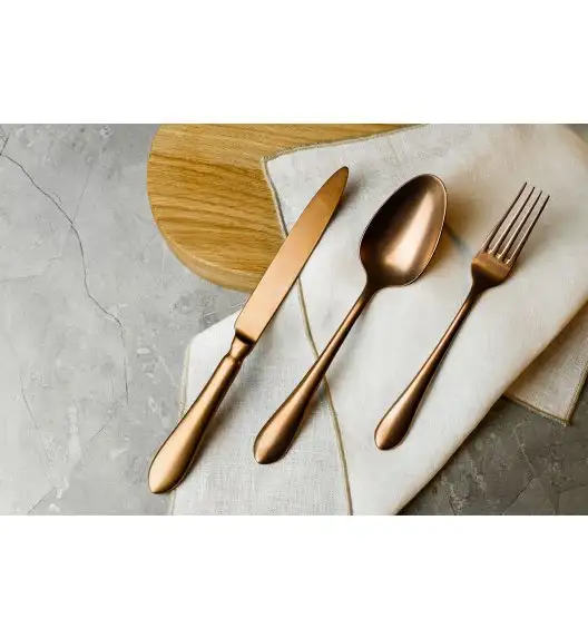 VERLO DESTELLO COPPER Łyżka obiadowa LUZ / stal nierdzewna