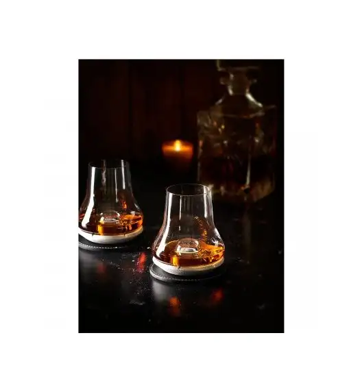 PEUGEOT LES Komplet 2 szklanek do degustacji whisky 380 ml + podstawki chłodzące