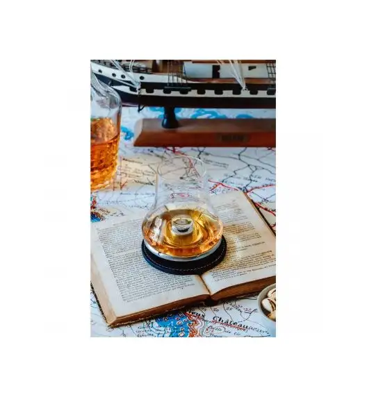 PEUGEOT LES Komplet 2 szklanek do degustacji whisky 380 ml + podstawki chłodzące