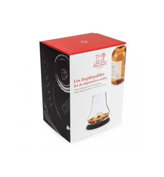 PEUGEOT LES IMPITOYABLES Szklanka do degustacji whisky 380 ml + podstawka chłodząca