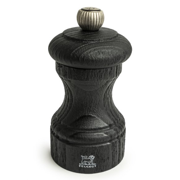 PEUGEOT BISTRO NATURE BLACK Młynek do pieprzu 10 cm / drewno bukowe
