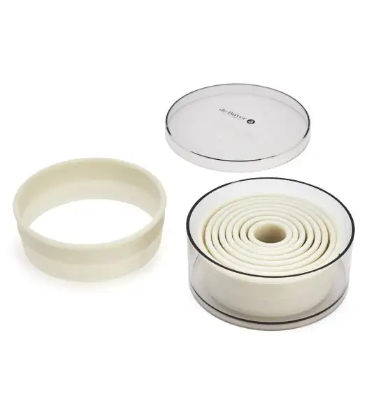 de Buyer Wycinarka okrągła, gładka 9 szt.