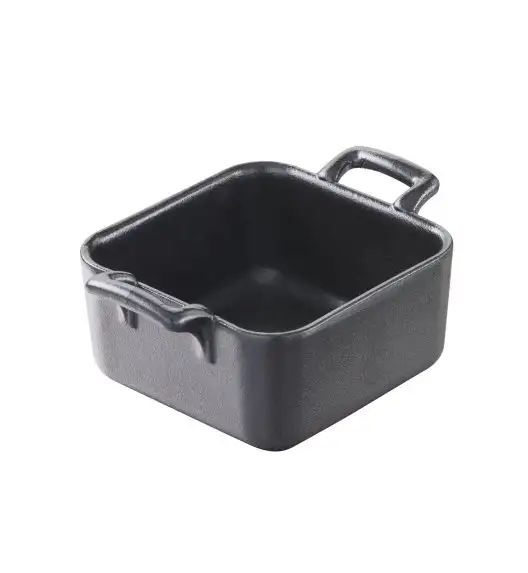 BELLE CUISINE NOIR mini naczynie kwadratowe 7x7 cm