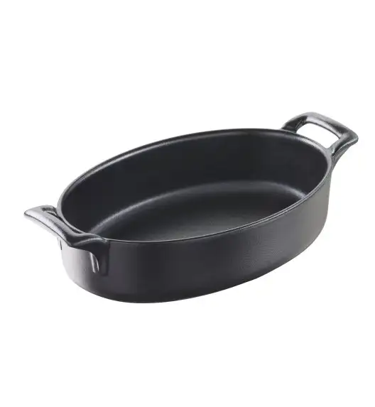 BELLE CUISINE NOIR naczynie owalne głębokie
