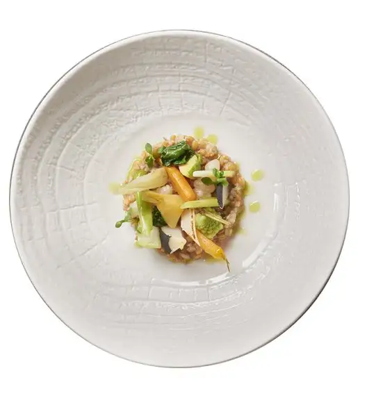 Talerz głęboki 24 cm ARBORESCENCE biały