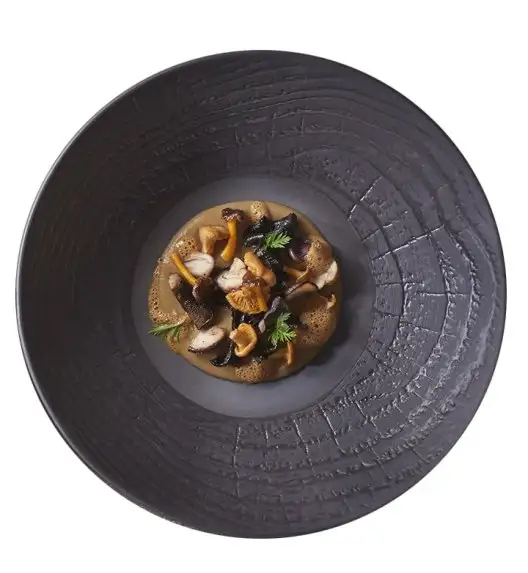 Talerz głeboki 24cm ARBORESCENCE czarny